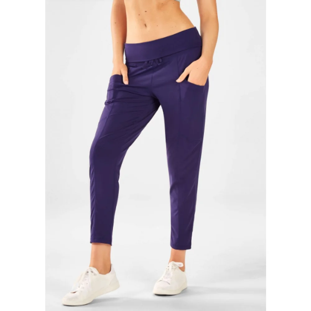 Fabletics Maj Pant II Medium Indigo Purple NWOT Athletic Jogger Workout - Picture 1 of 7